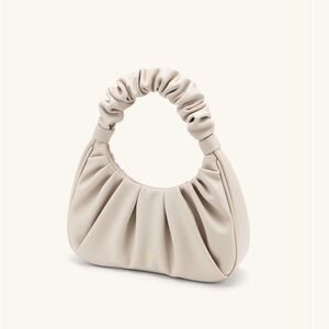 JW PEI Gabby Ruched Hobo Handbag Ivory
